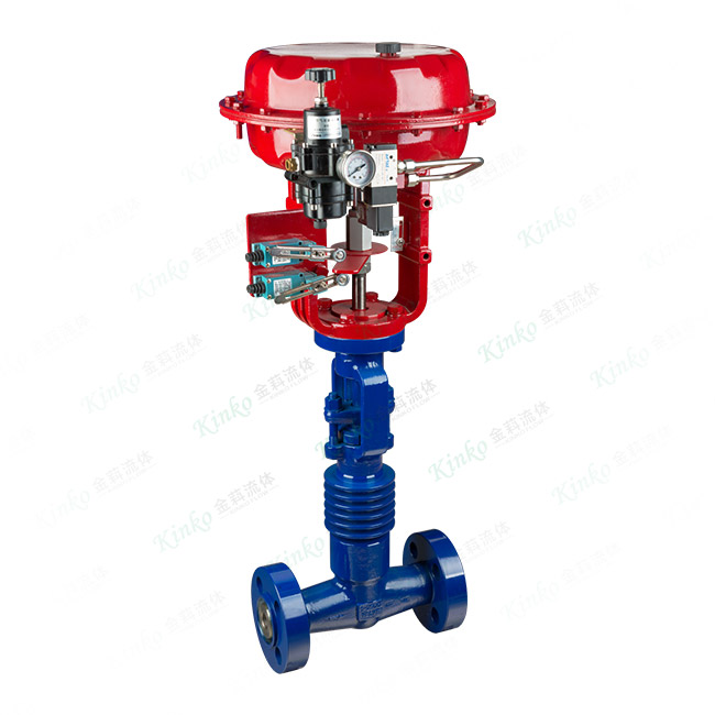 Pneumatic high-temperature regulating valve