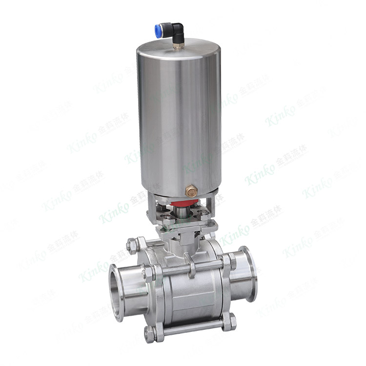 Pneumatic quick-loading ball valve