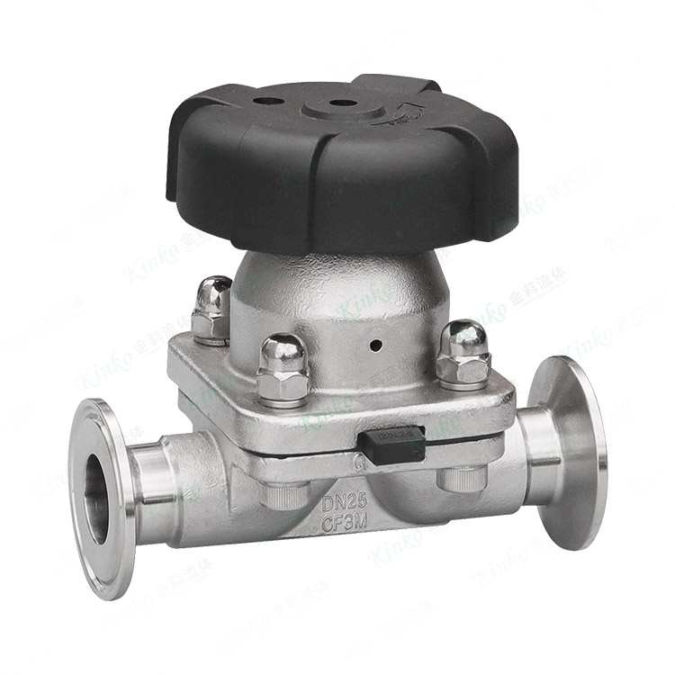 Manual diaphragm valve