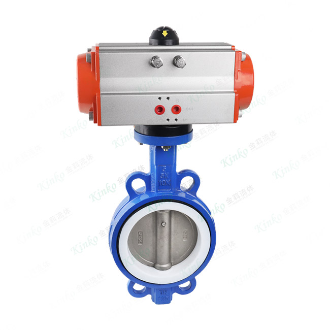 Pneumatic butterfly valve