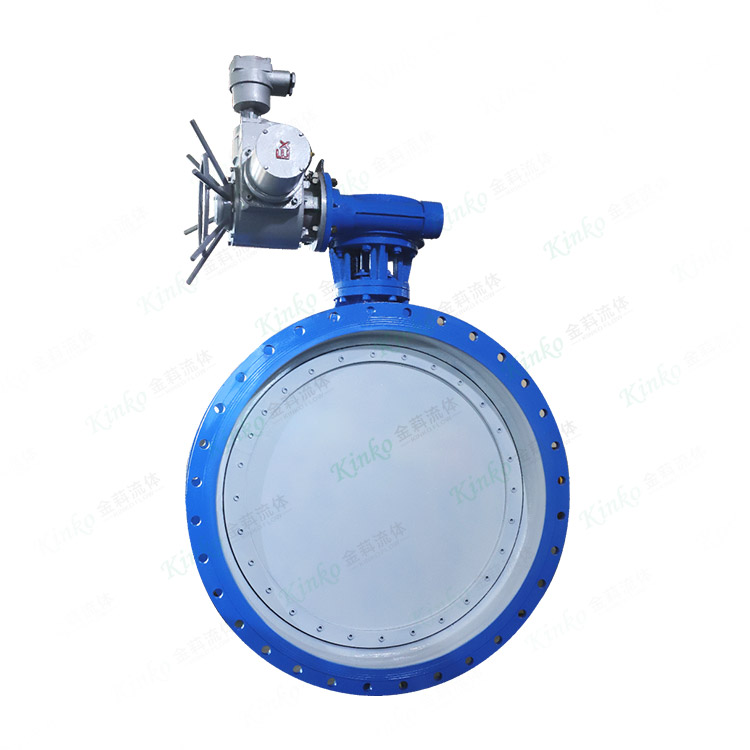 Electric flange butterfly valve